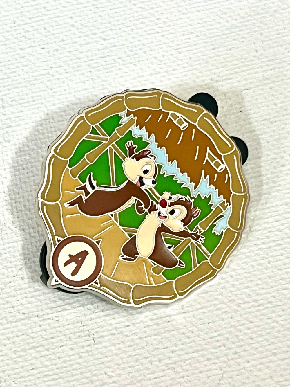 Adventureland Series Pin Set- Chip and Dale in Swiss Family Robinson Treehouse - Picture 2 of 5
